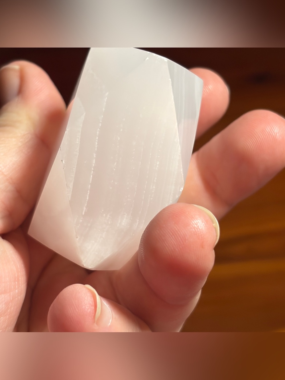 Mangano calcite crystal Freeform - Picture 8 of 9